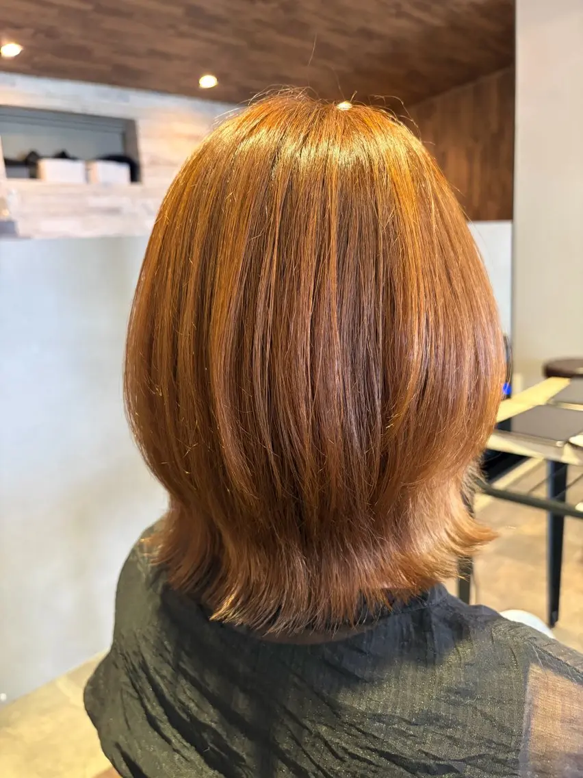 ミディアム カット カットモデル RURUのヘアスタイル