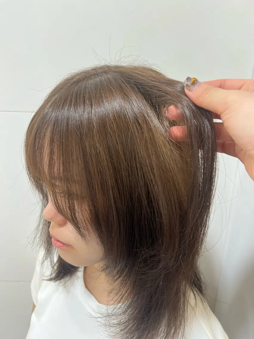 ミディアム ヘアカラー nene 暖色/艶感カラー🥯のヘアスタイル