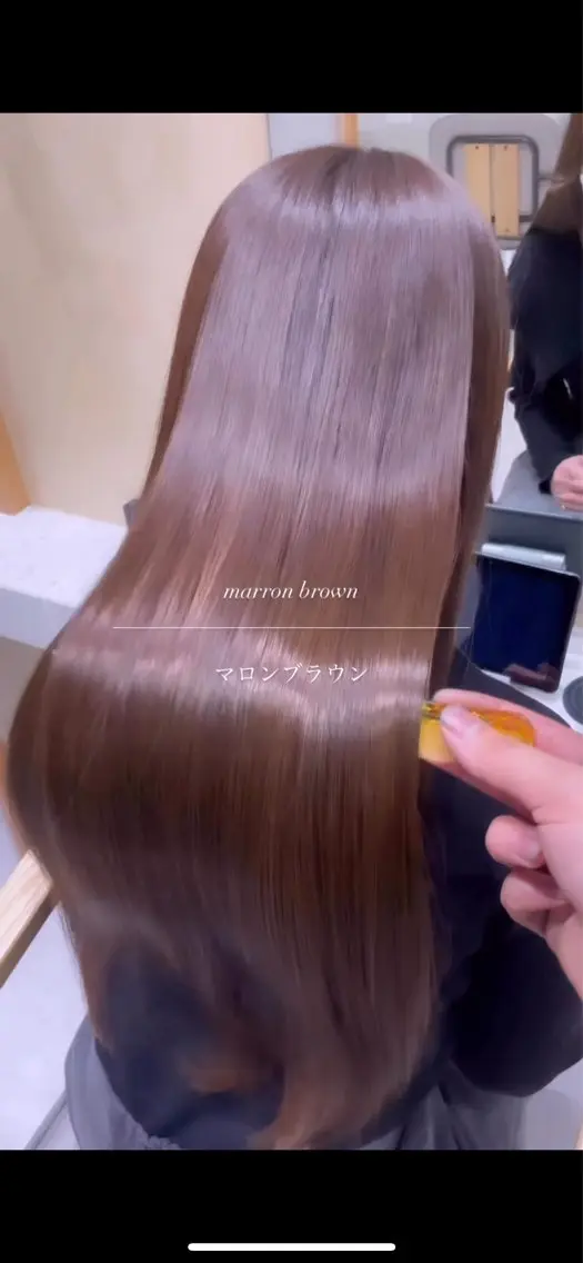 ロング カット ヘアカラー トリートメント 🥀暖色/髪質改善 🥀🫧秋元大地🫧のヘアスタイル