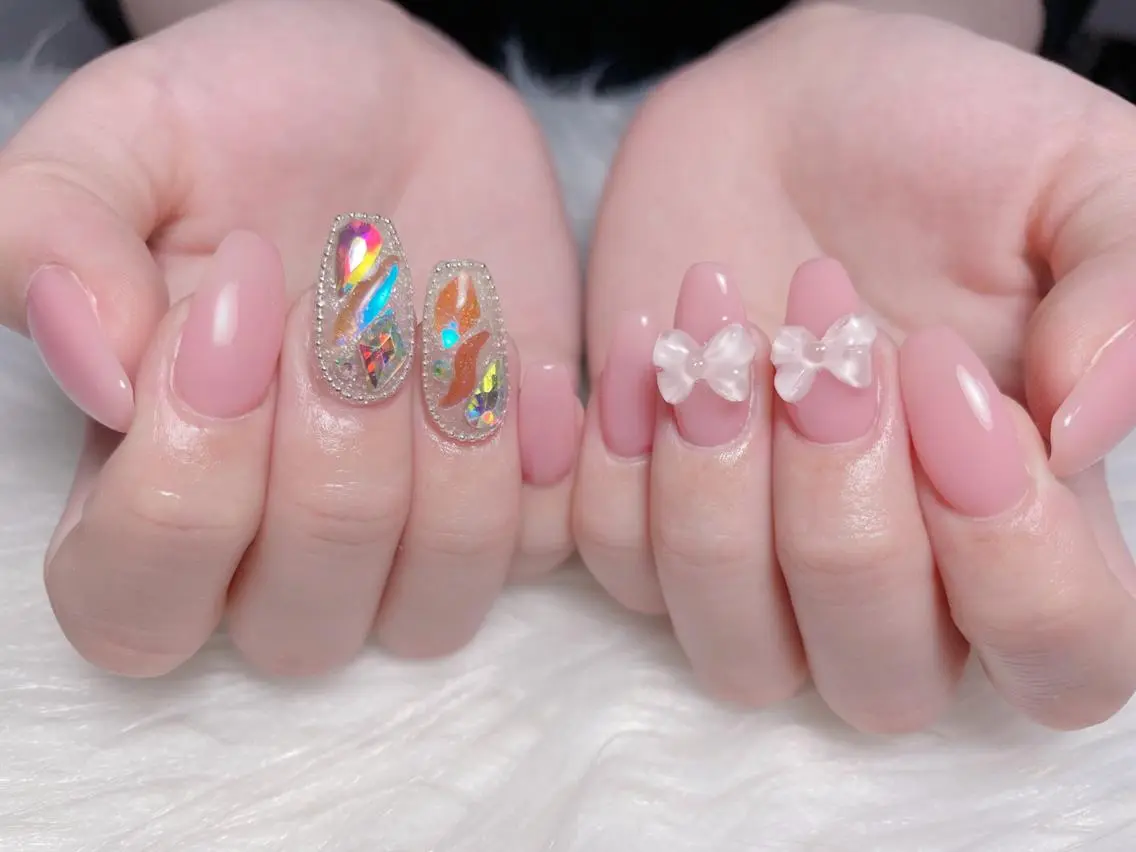 ネイル MiKi Nai池袋 長さだし得意のネイルデザイン