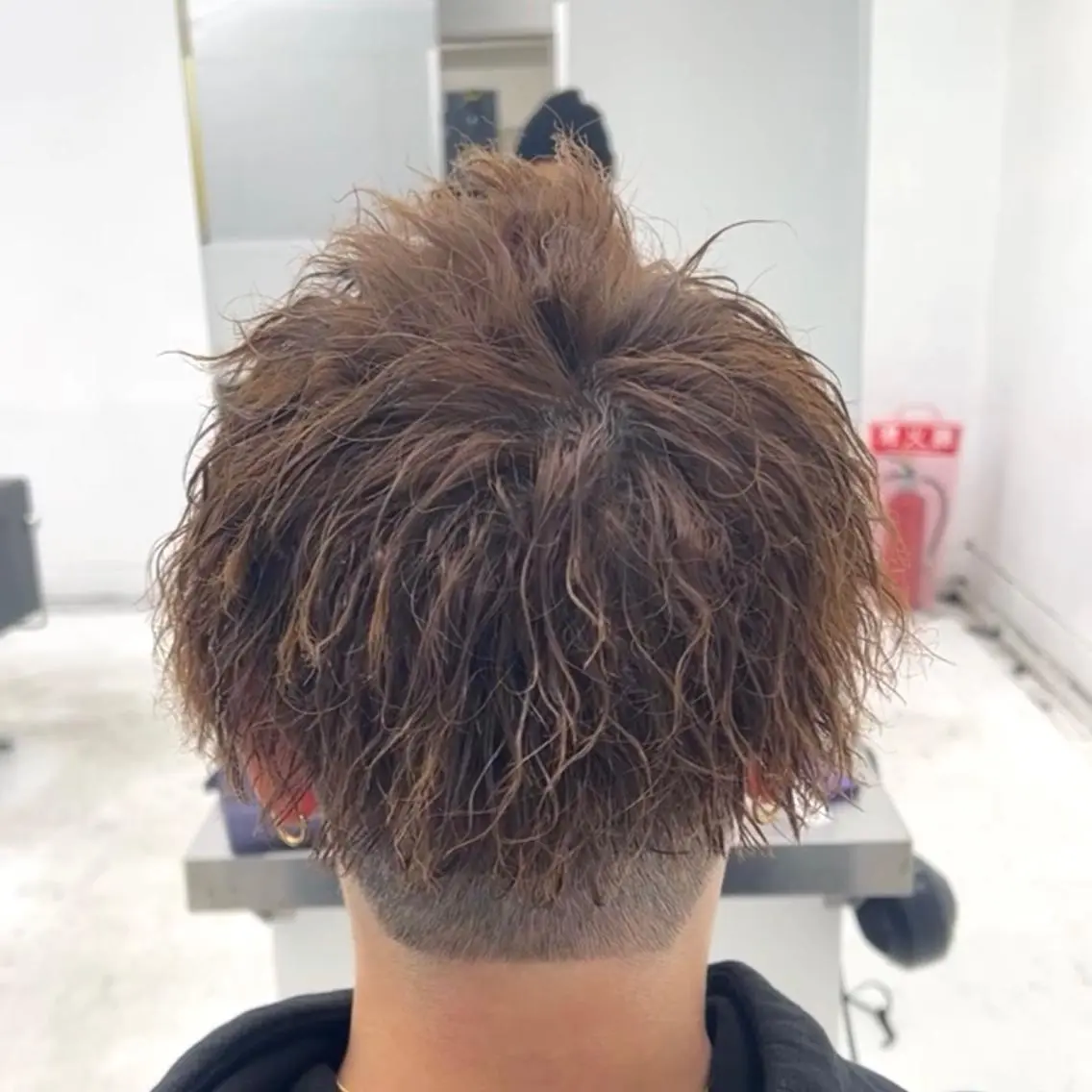 パーマ ツイストパーマ ヘアカラー 柏メンズカットパーマ NO.1タイチのヘアスタイル