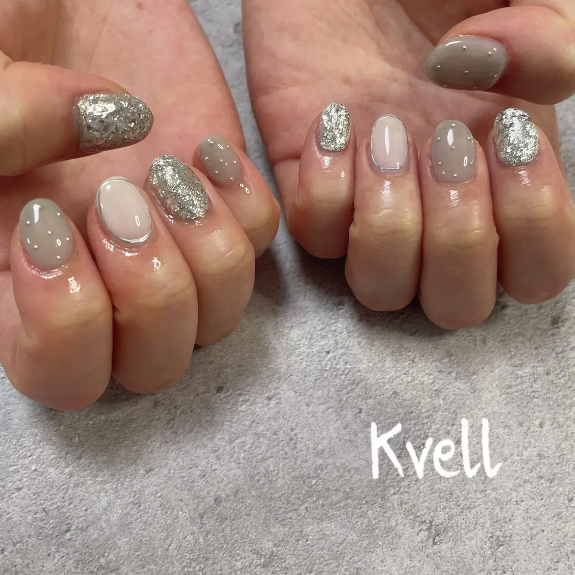 ネイル ドット ハンドネイル nailsalon Kvellのネイルデザイン