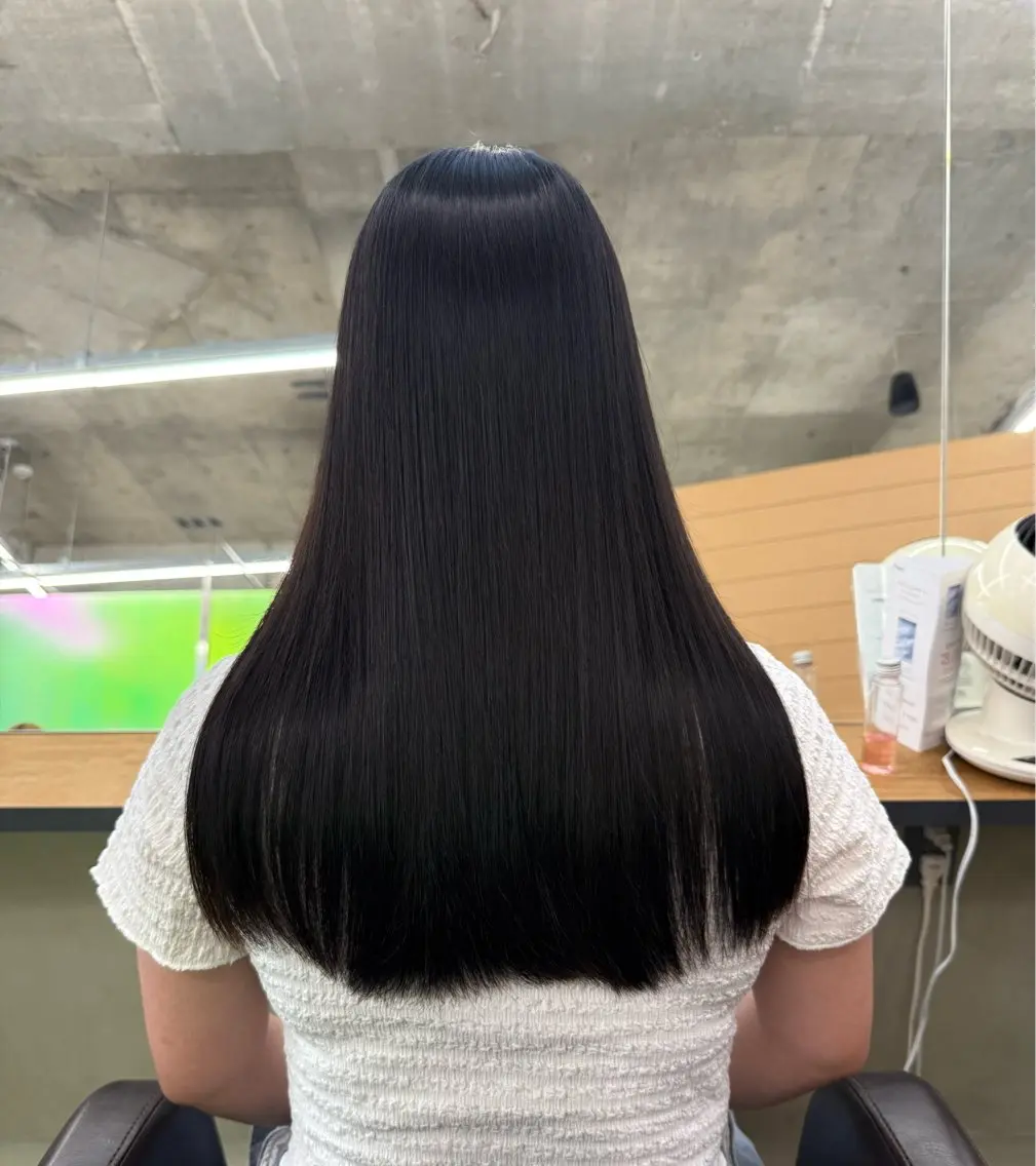 ロング 縮毛矯正 トリートメント 天王寺🍏 KEIKO🍏のヘアスタイル