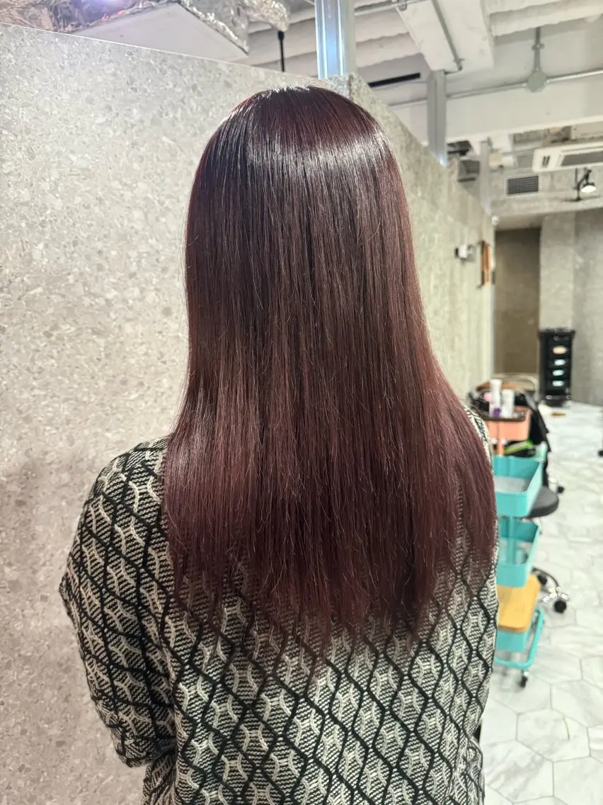 セミロング ヘアカラー トリートメント 🌙米谷 拓海のヘアスタイル
