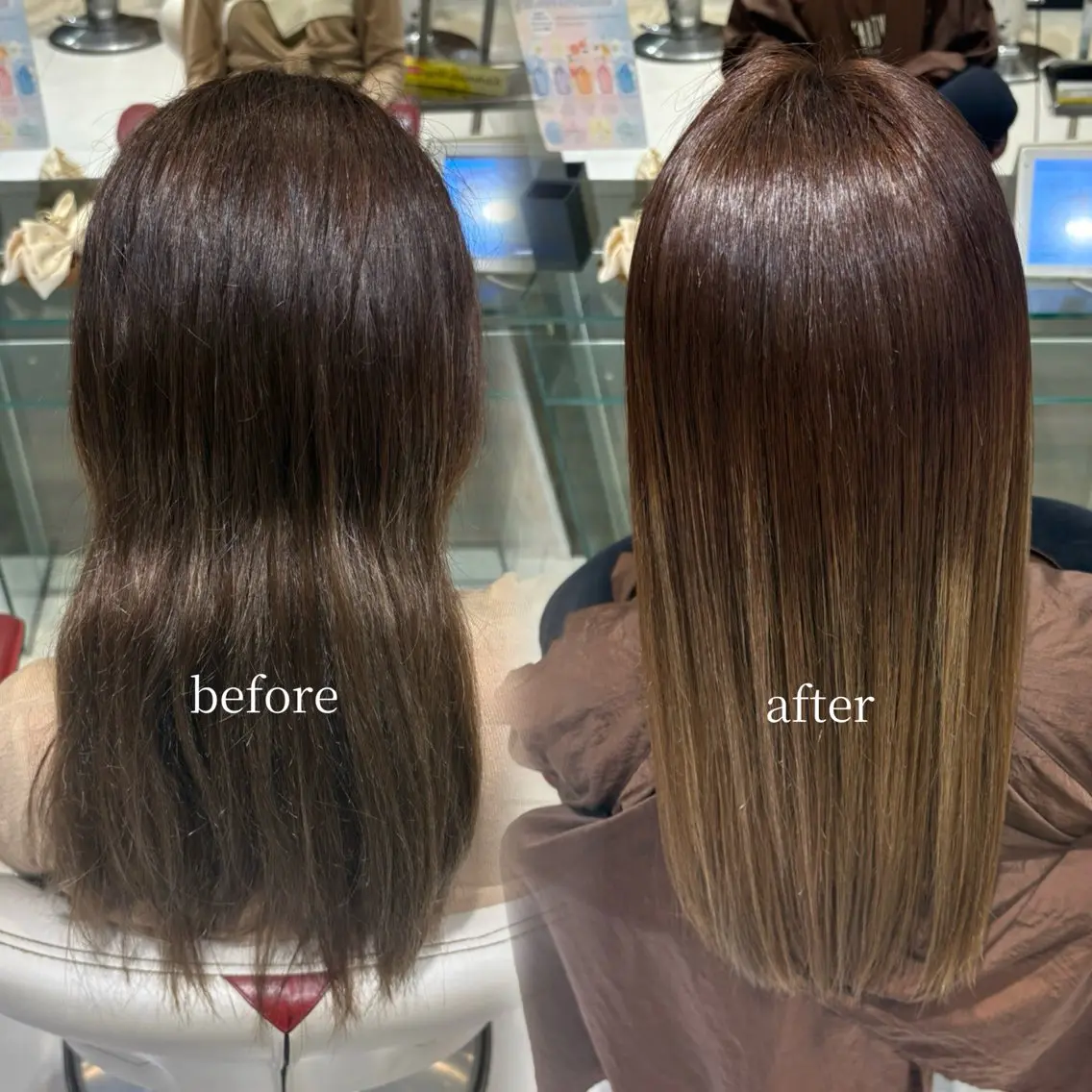 ロング くせ毛 髪質改善 縮毛矯正 トリートメント トリートメント 愛 里のヘアスタイル