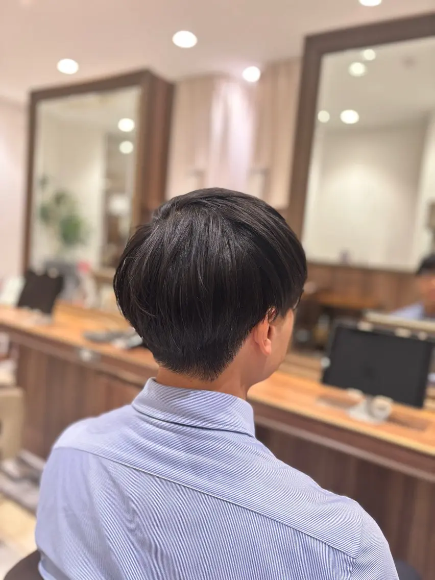 【メンズ限定】カット+縮毛矯正🎓自然な毛流れに出来ます!の写真