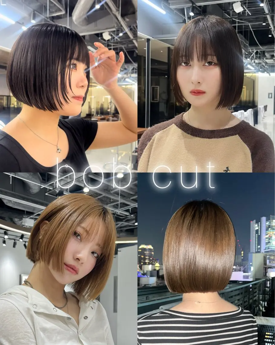 ショート ボブ 石塚 瑛里菜のヘアスタイル