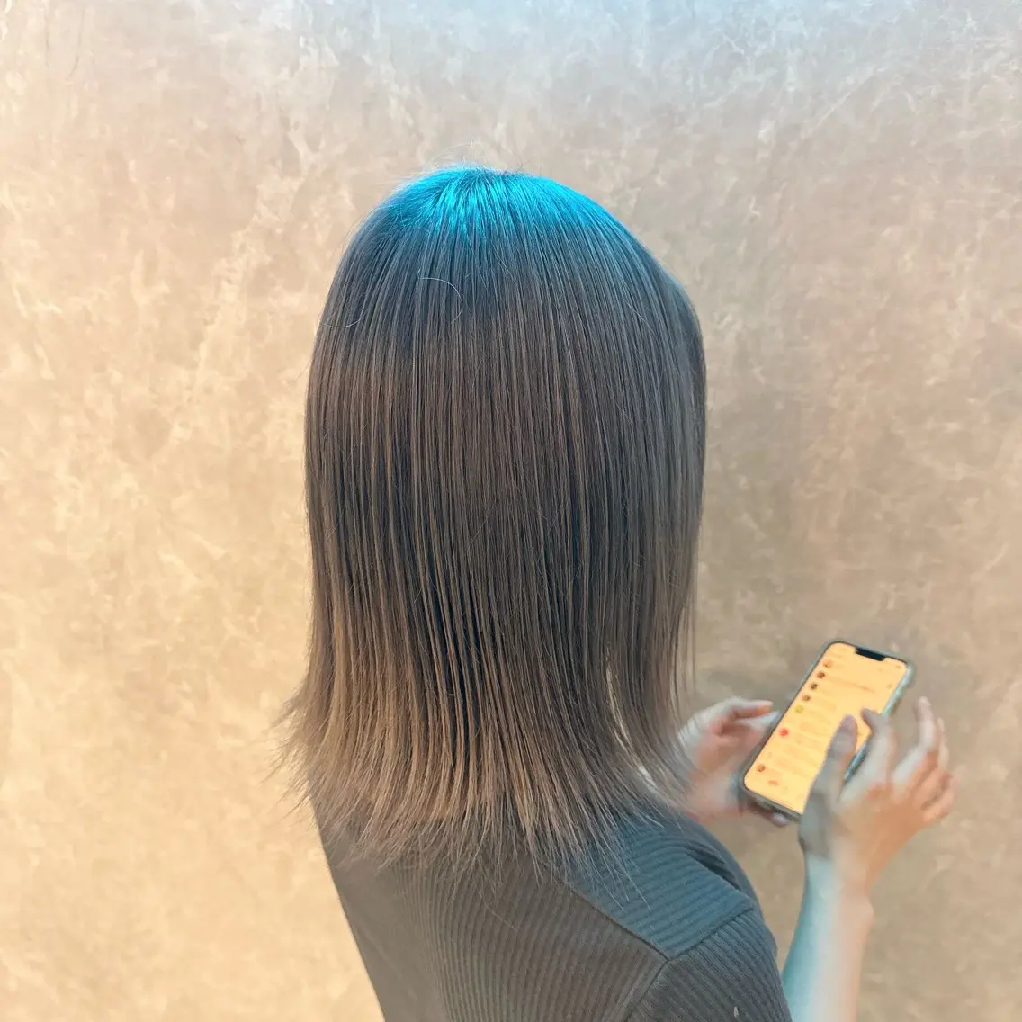 ミディアム カラー バレイヤージュ ブリーチ ケアブリーチ ダブルカラー イヤリングカラー ヘアカラー トリートメント ブリーチの神 KYONのその他イメージ