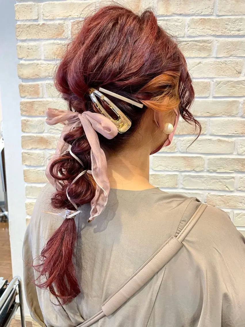 🌷結婚式・イベントに🌷華やかヘアセットの写真