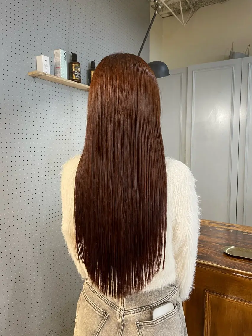 ロング カラー カット ヘアカラー トリートメント 🤩噂のMr.髪ポジ ティブ®️yu🤩のヘアスタイル