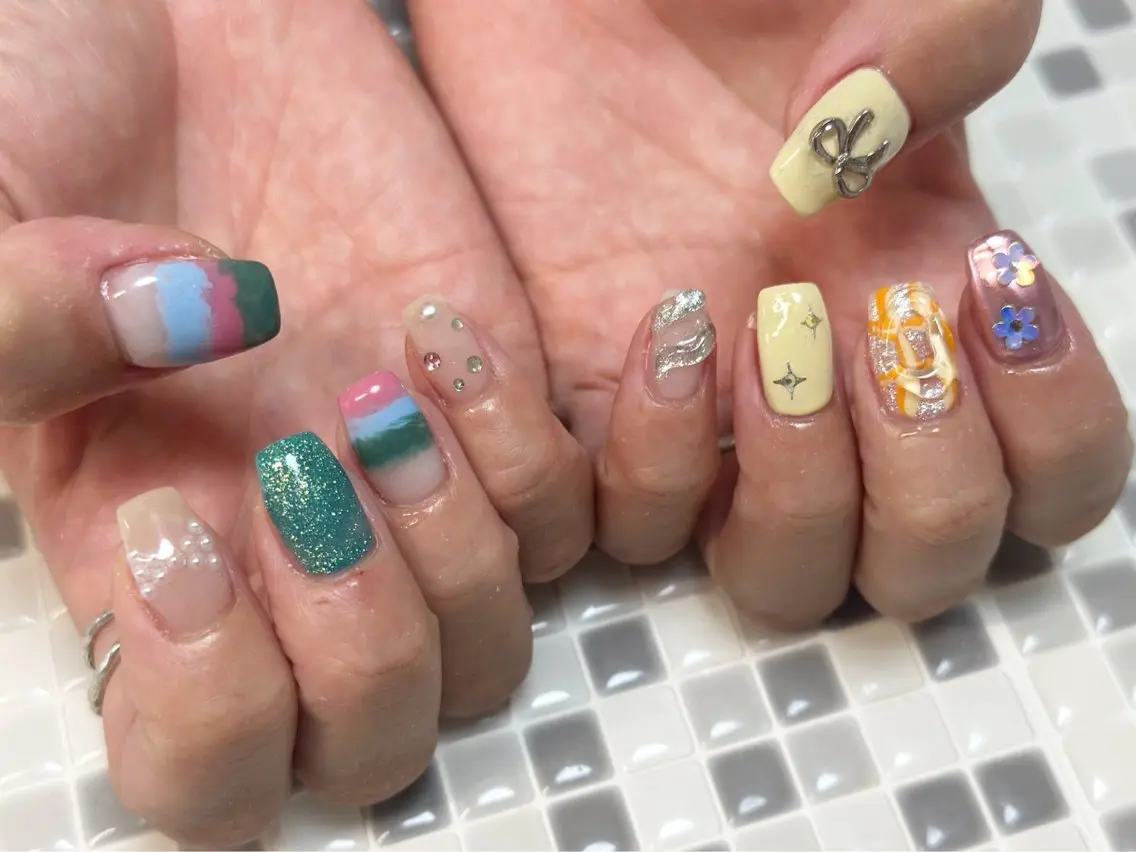 ネイル アートネイル nailist yuiのネイルデザイン