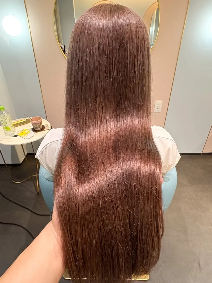 ロング ヘアカラー MIRIM栄 野田航生のヘアスタイル