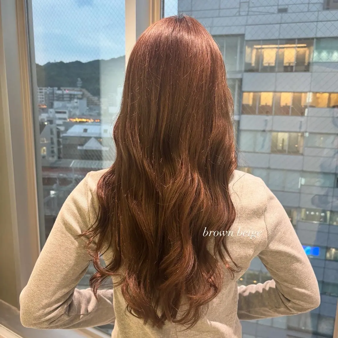 ロング カラー EIGHT /SHU🩶のヘアスタイル