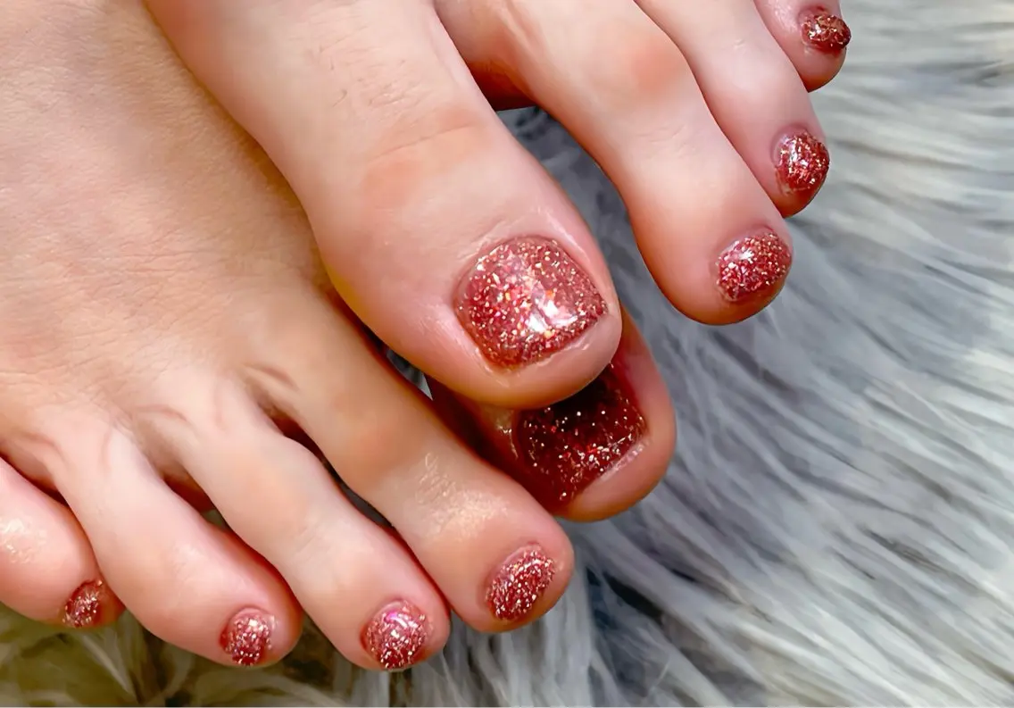 ネイル フラッシュネイル フットネイル ジェルネイル マグネットネイル シンプルネイル em Nailのネイルデザイン