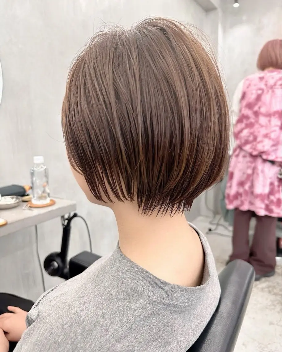 ショート カット トリートメント 👑ボブはお任せ ミヤノ👑のヘアスタイル