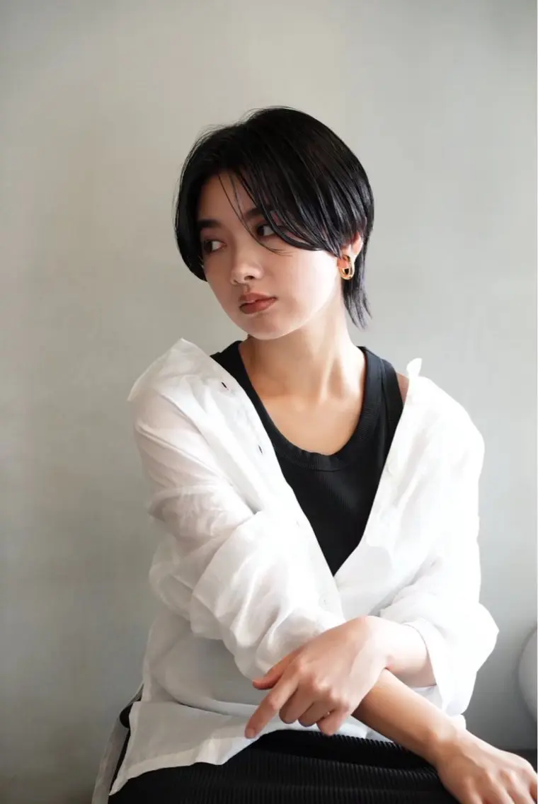 ショート カラー 加賀 千聖 /soigneのヘアスタイル