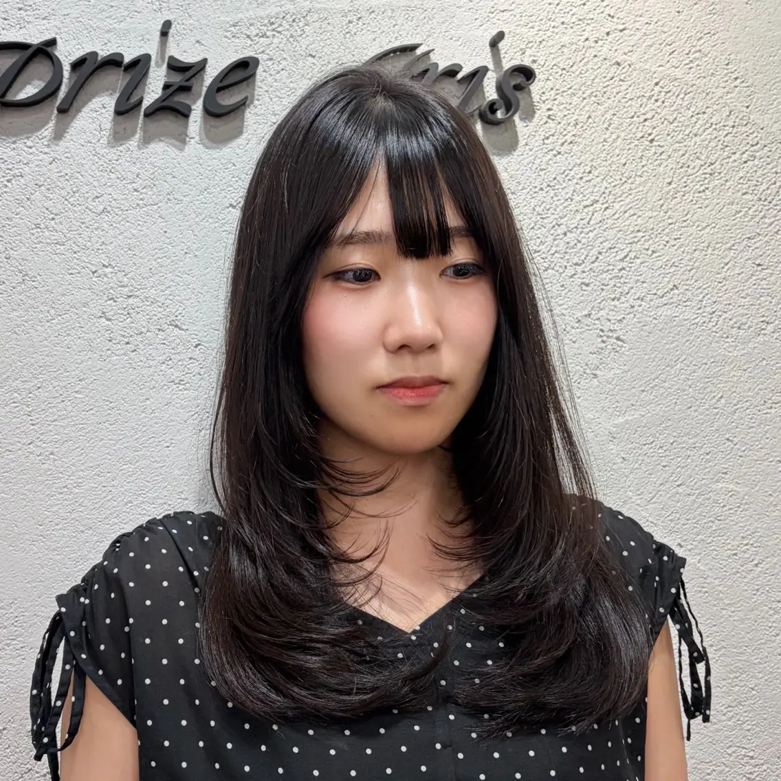 ロング カラー レイヤーカット カット ヘアカラー トリートメント 🪽レイヤーカット/ 韓国ヘア🦋hinaのヘアスタイル