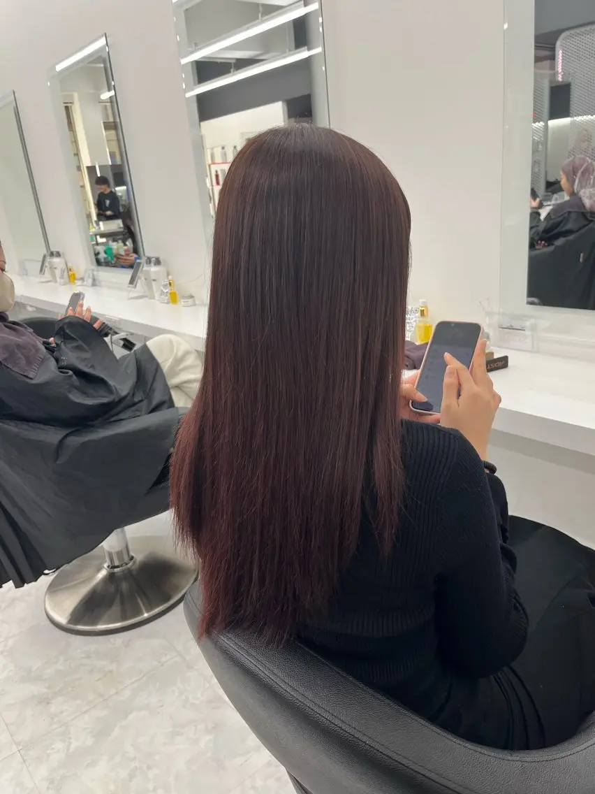 ロング カラー レッドカラー ヘアカラー 💖トレンド春夏 カラー💖FUTAのヘアスタイル