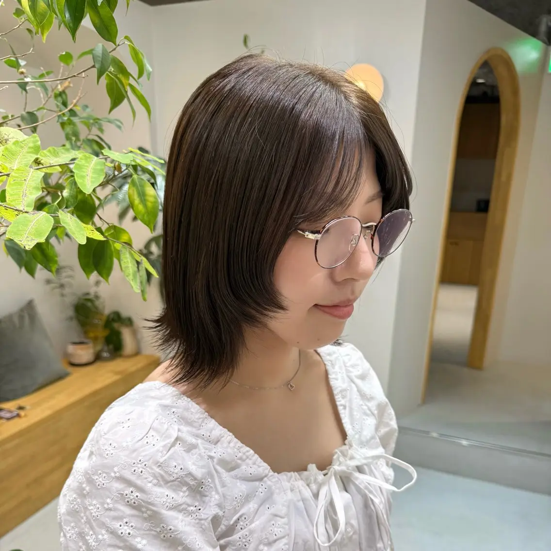 カラー ヘアカラー 三好 万葉のヘアスタイル