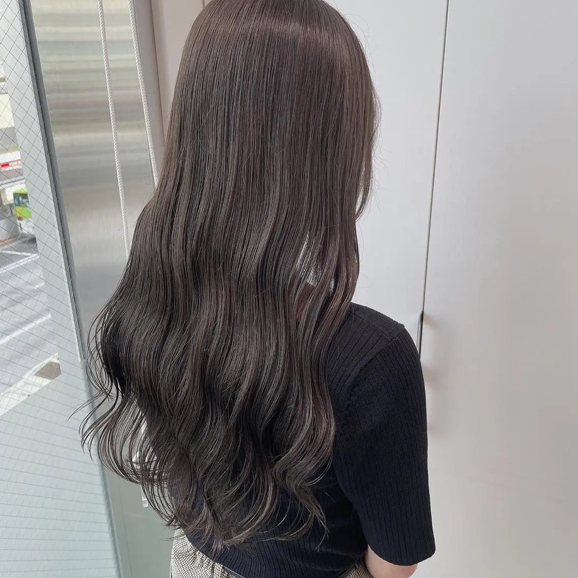 セミロング カラー ヘアアレンジ ダブルカラー｜ なおき｜池袋美容師のヘアスタイル