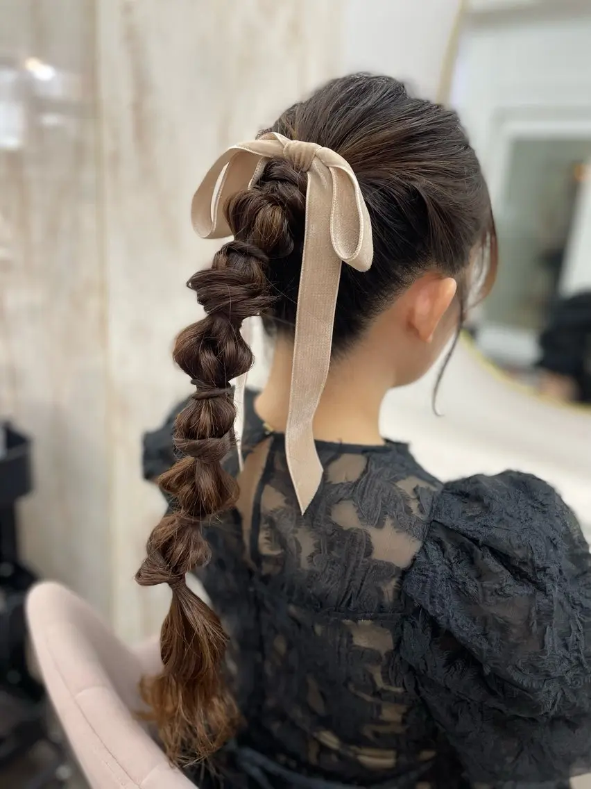 ロング ヘアアレンジ ヘアセット 🍀みちか🍀 lovis💕大宮のヘアスタイル