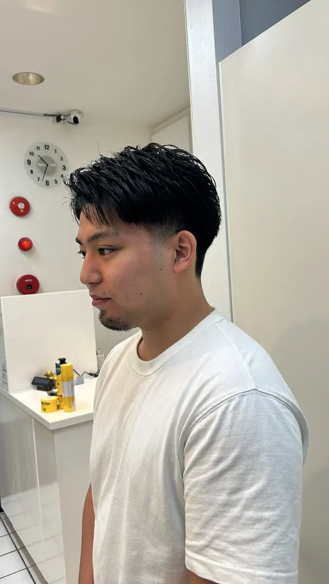 メンズ フェードカット 川津 由優暉のヘアスタイル