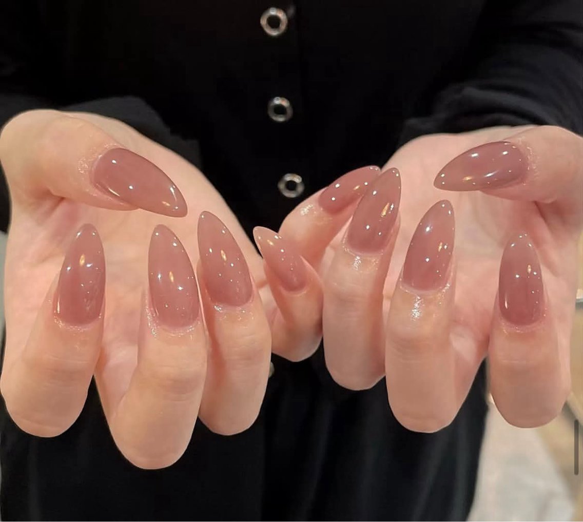 ワンカラーorラメグラデーション(オフなし)の写真