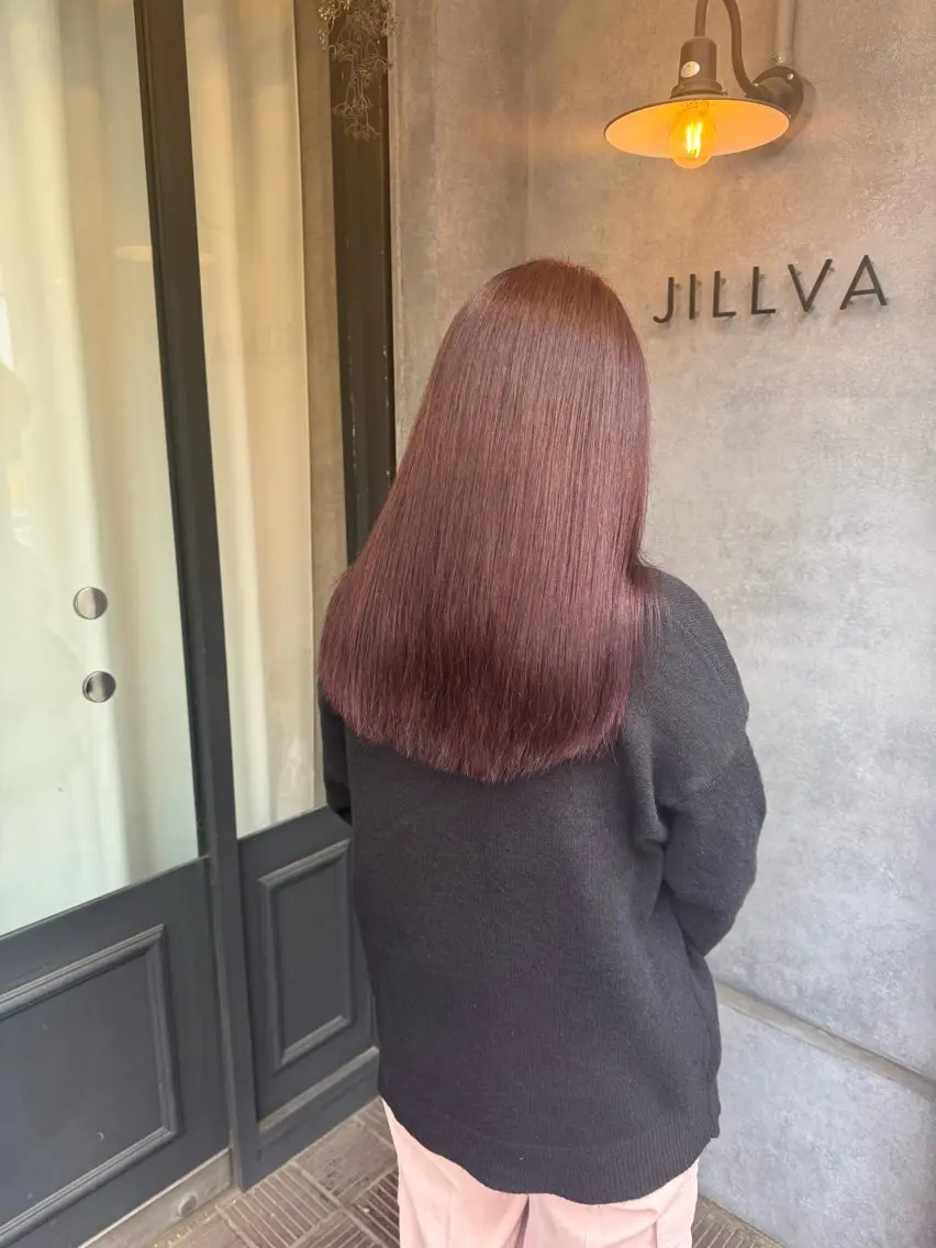 ロング カラー カット ヘアカラー 🫧透明感カラー 🫧 ジルバ清水南海のヘアスタイル