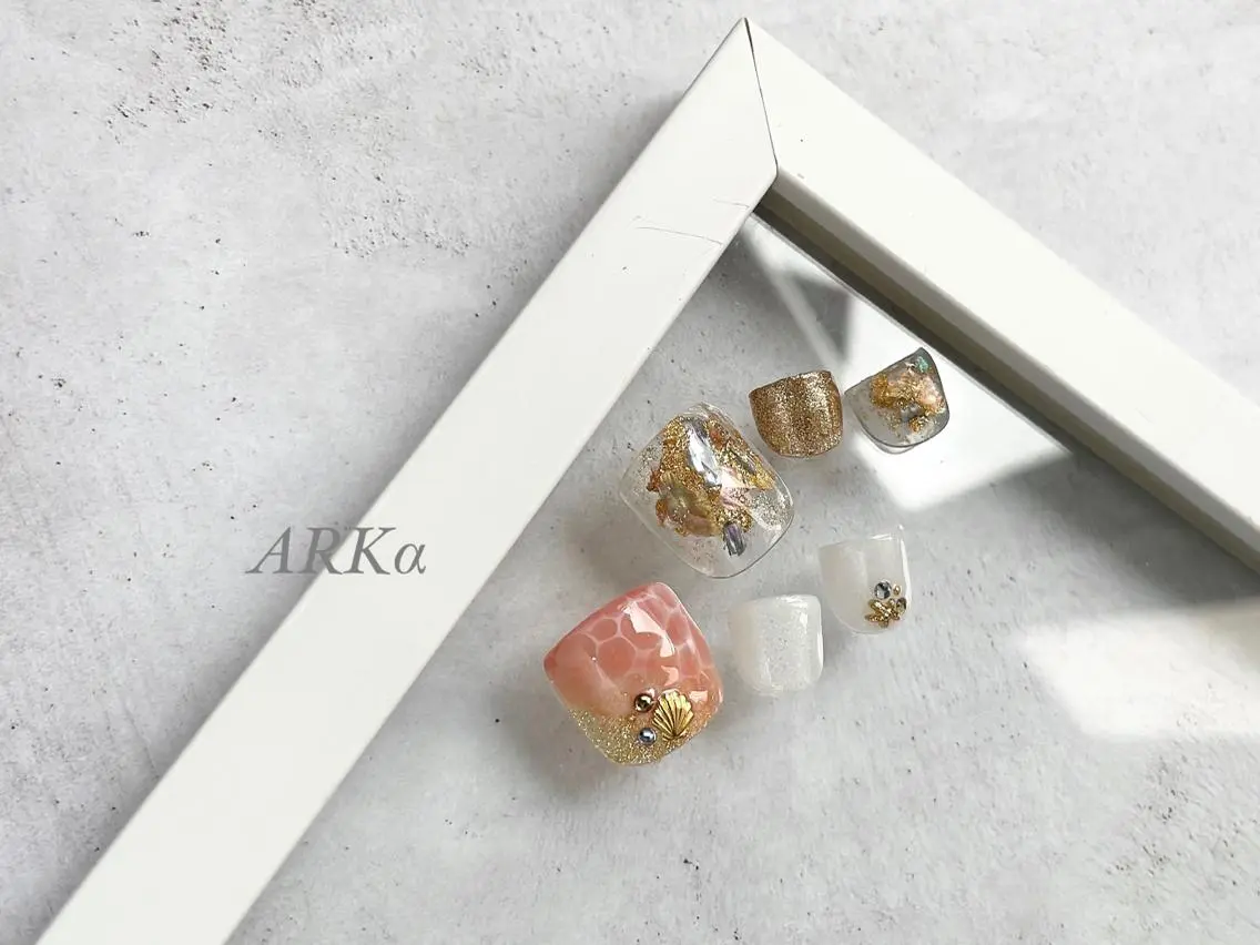 ネイル フットネイル ARKα Nishiのネイルデザイン