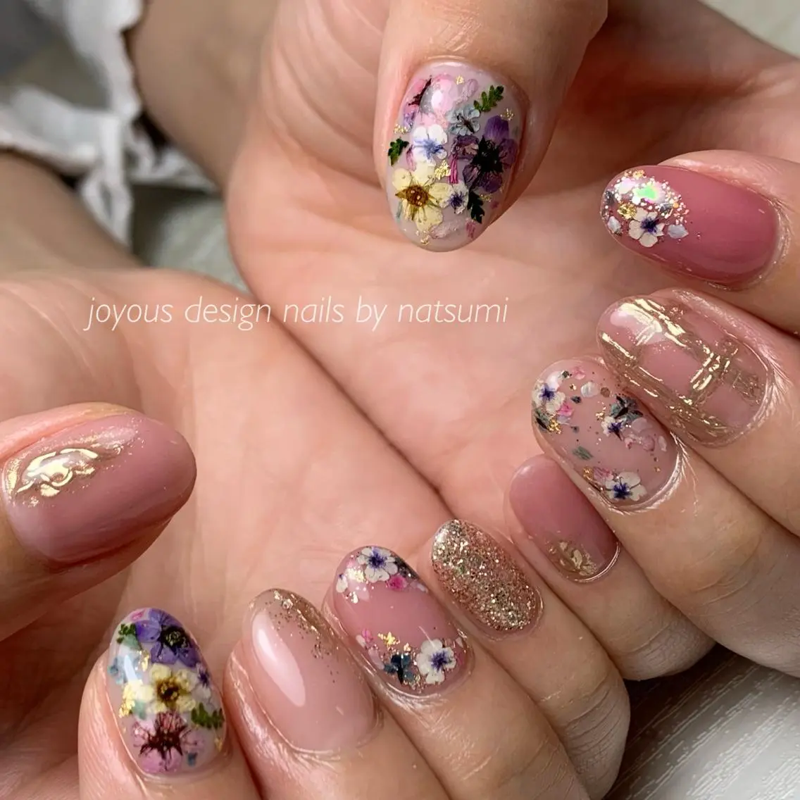 ネイル 持ち込み ハンドネイル jdn natsumiのネイルデザイン