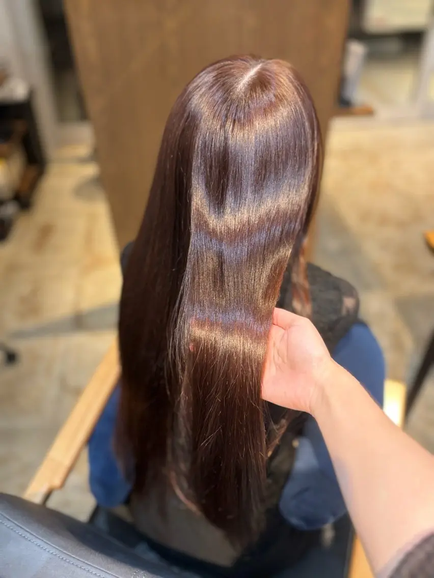 ロング カラー ブラウンカラー 透明感カラー グレージュ モカグレージュ ヘアカラー Hair ruup / マイナのヘアスタイル