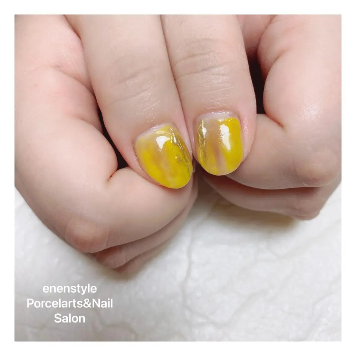 ミディアム ネイル 🐾enen style 🐾のネイルデザイン