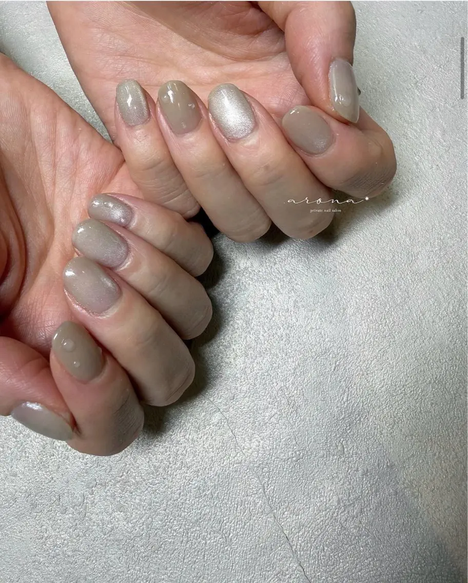ネイル マグネットネイル nail salon ✷aronaのネイルデザイン