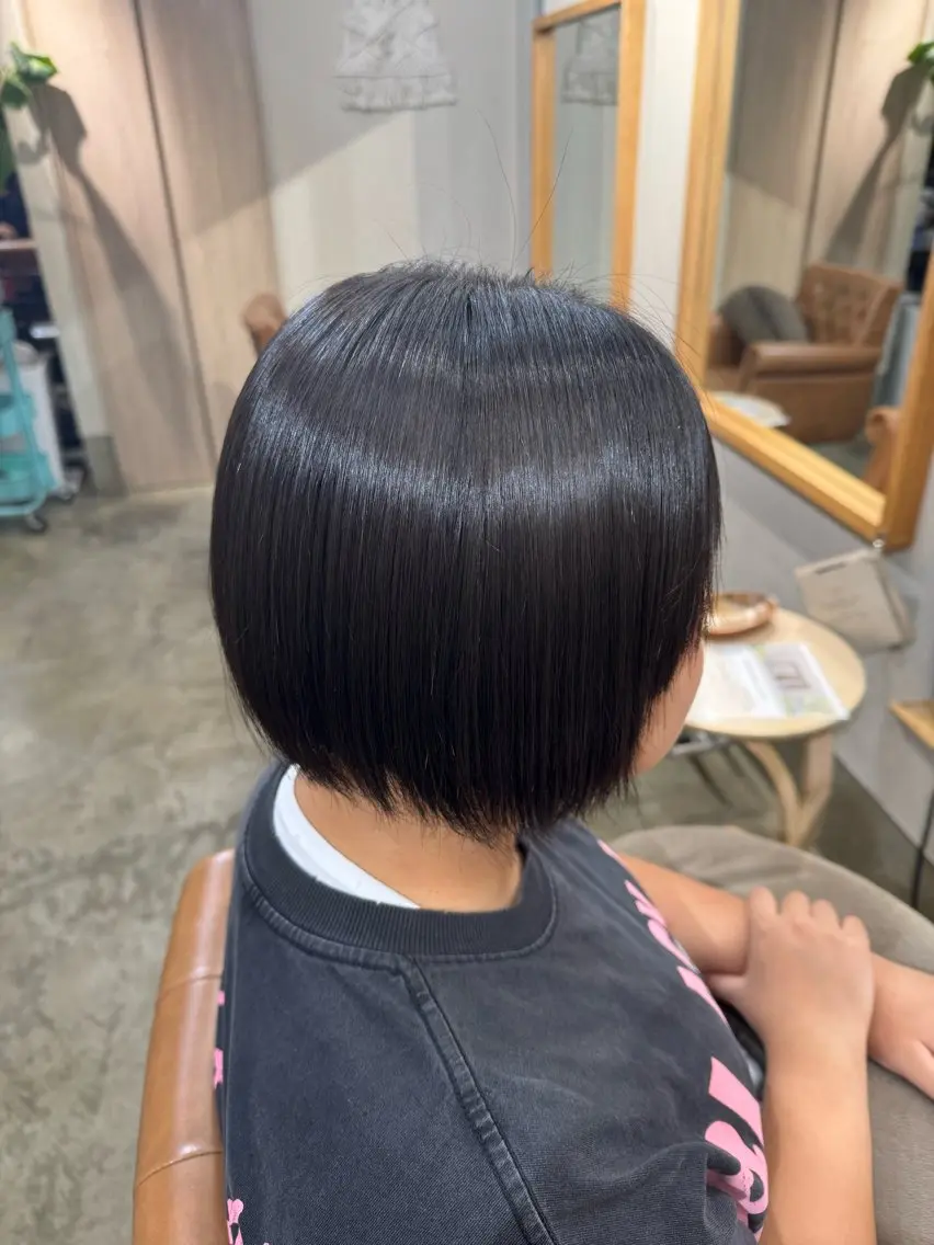 縮毛矯正の写真
