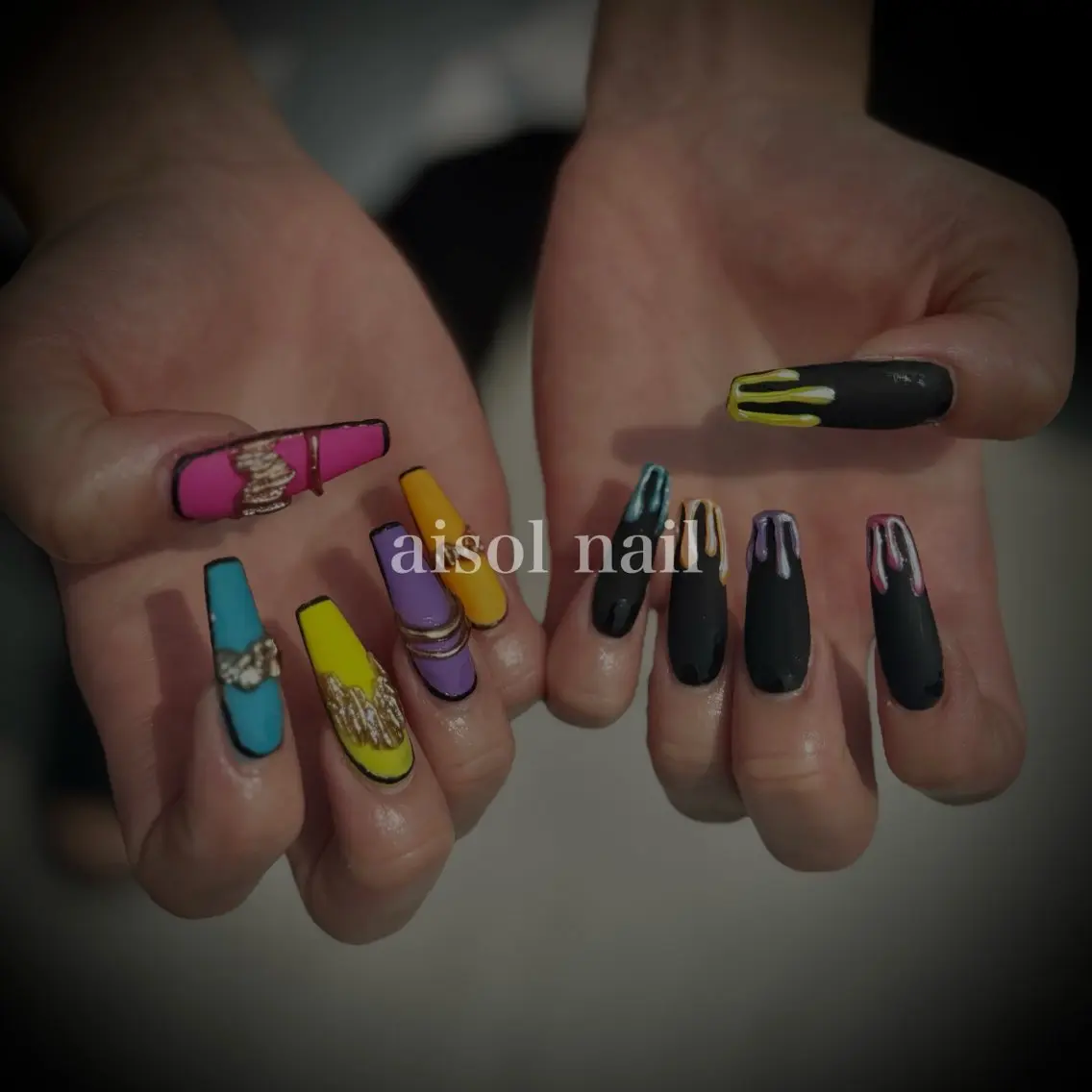 ネイル ネイルチップ ハンドネイル Aisol nail salonのネイルデザイン