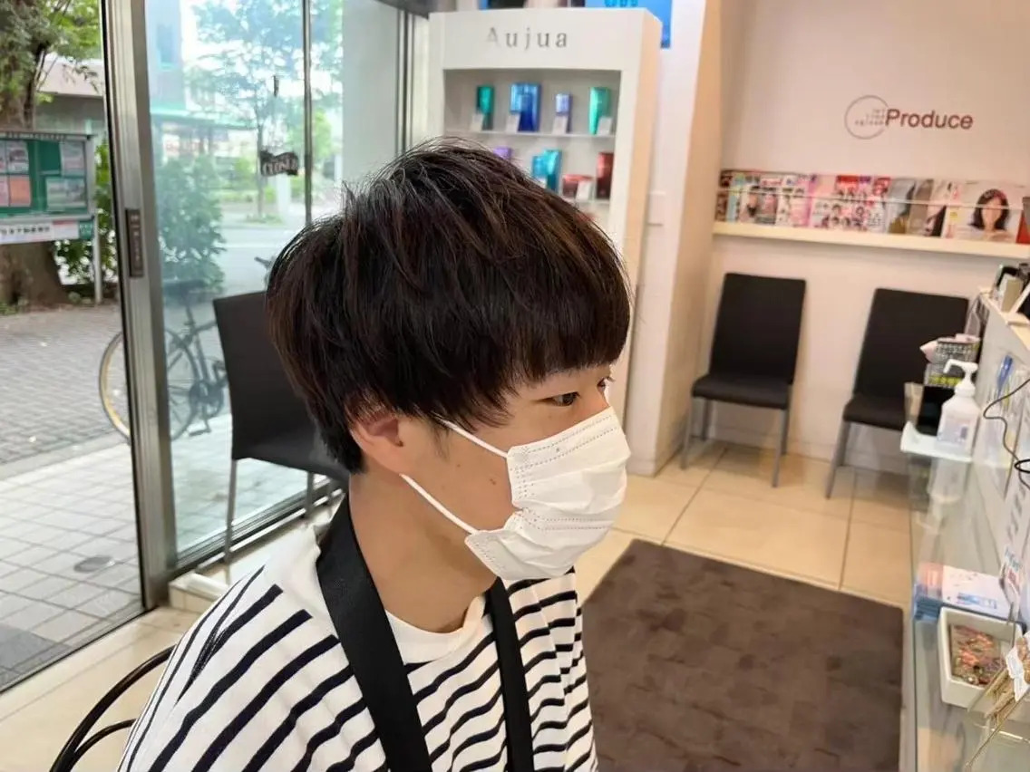 ショート メンズ 【メンズカット】 ✂️モデル募　市村のヘアスタイル