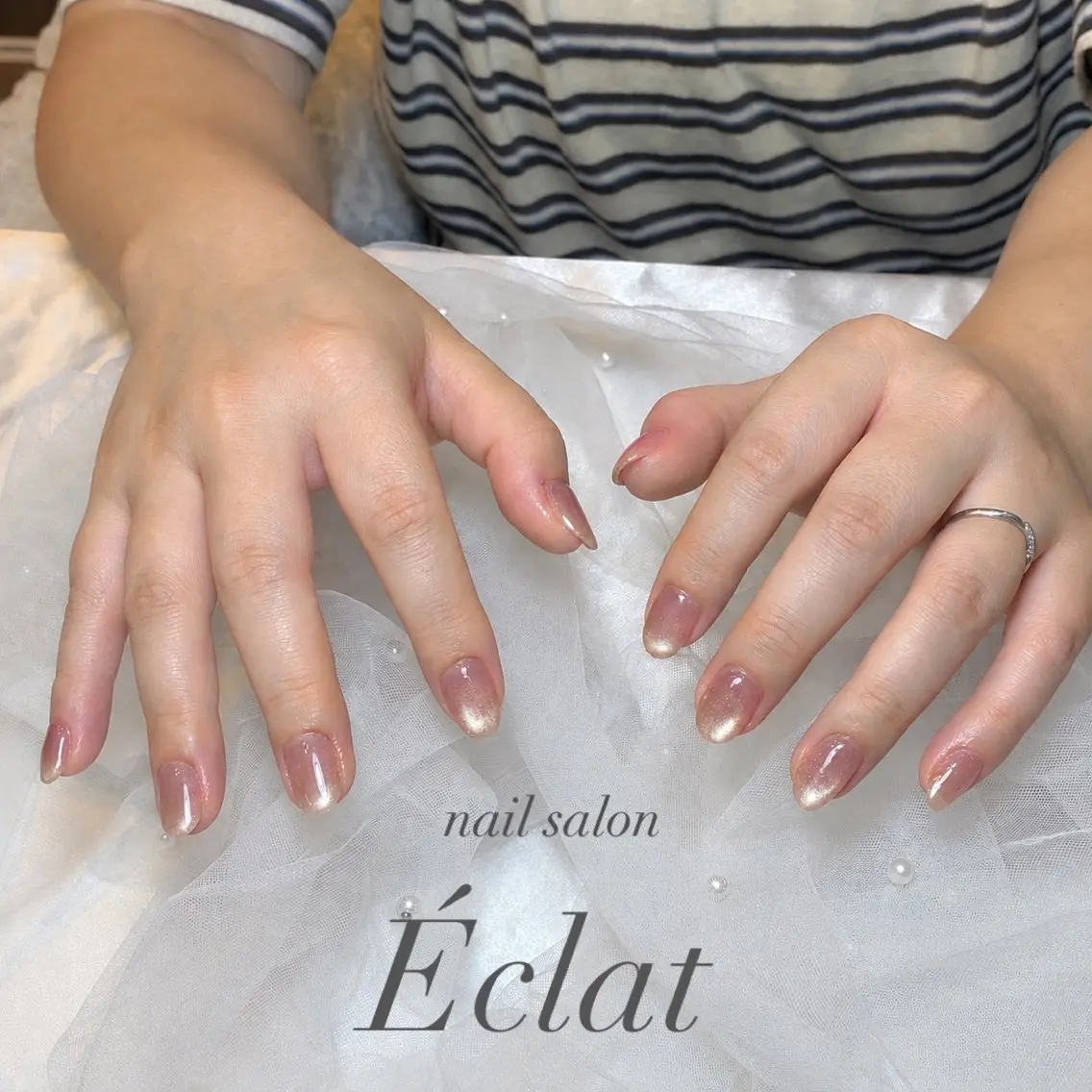 ネイル マグネットネイル ハンドネイル nail salon Éclatのネイルデザイン