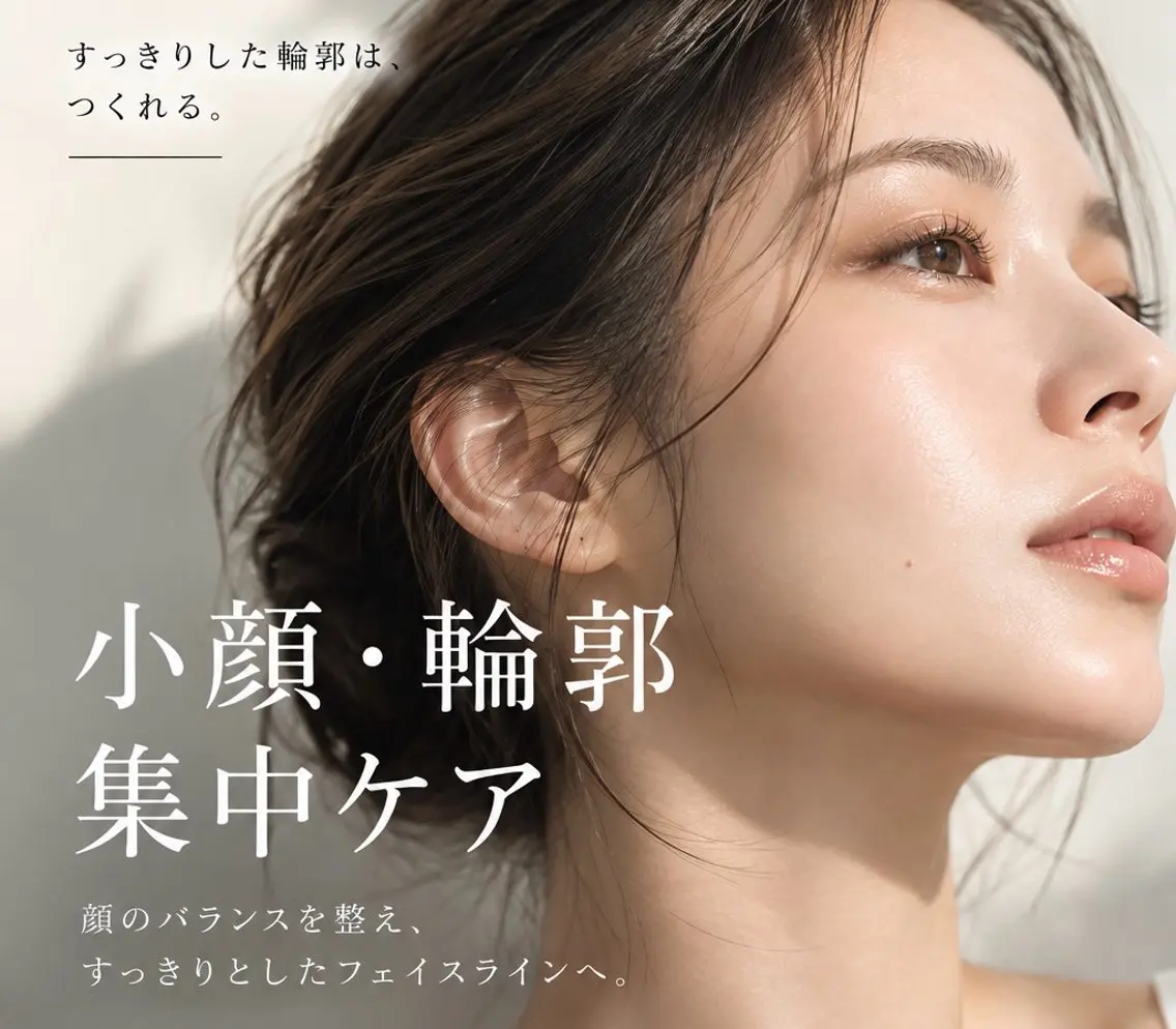 【痩せなくても小顔に♡】結果重視の小顔・輪郭ケア|リピート多数✨の写真