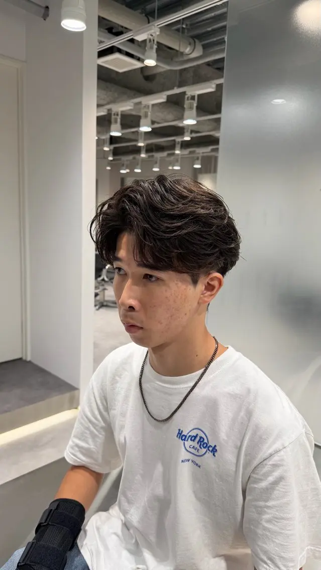 パーマ カット パーマ トリートメント 土屋 嘉慧のヘアスタイル