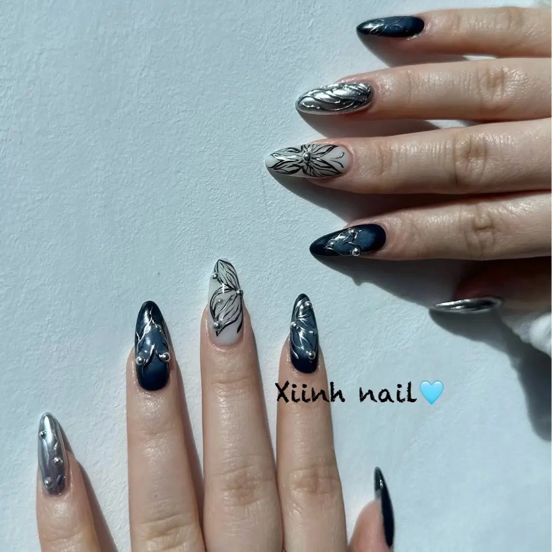 ネイル チークネイル 桜ネイル フットネイル フレンチネイル ジェルネイル ハンドネイル XIINH NAIL SALONのネイルデザイン