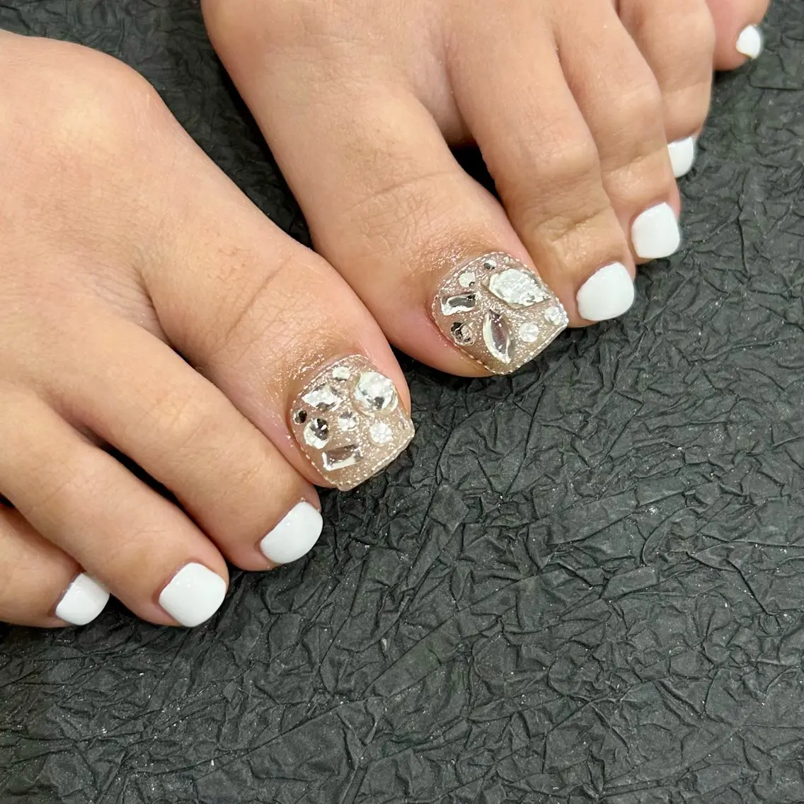 ネイル フットネイル 持ち込み Allure 小山店 結咲(ゆいさ)のネイルデザイン