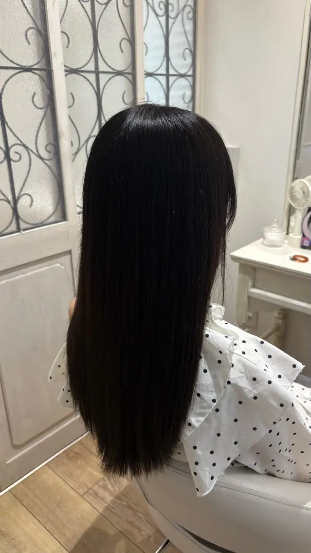 セミロング カラー カット ヘアカラー 似合わせ 顔周りYUUGAのヘアスタイル