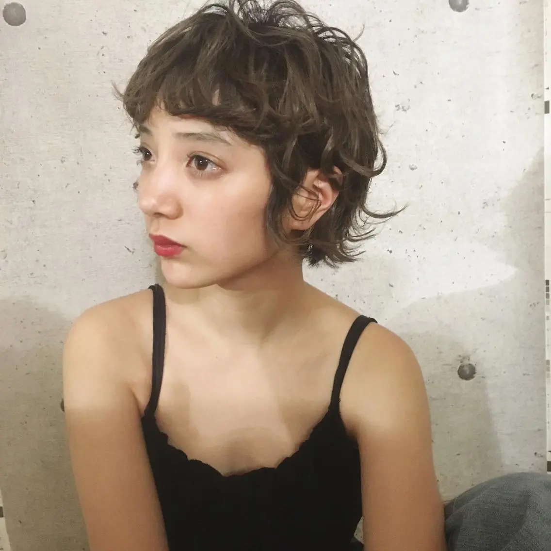 ショート カラー ヘアアレンジ アッシュ アッシュブラウン ブラウンカラー ショートヘア マンツーマン半個室 tamuraのヘアスタイル