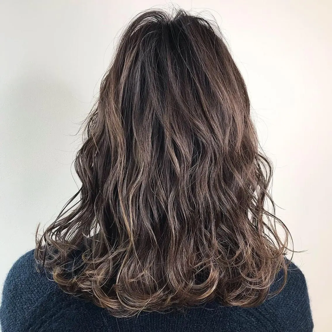 ミディアム カラー カット ヘアカラー トリートメント Lien 深井店のヘアスタイル