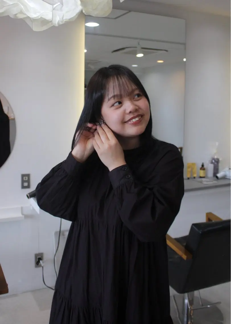 セミロング 前川 瑞希のヘアスタイル