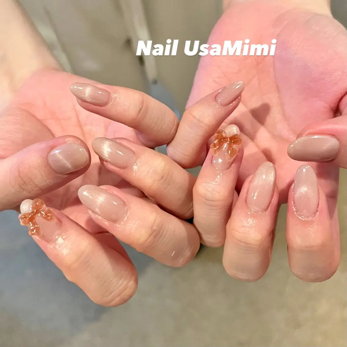 ネイル ピンク ピンクベージュ ハンドネイル Nail bouquetのネイルデザイン
