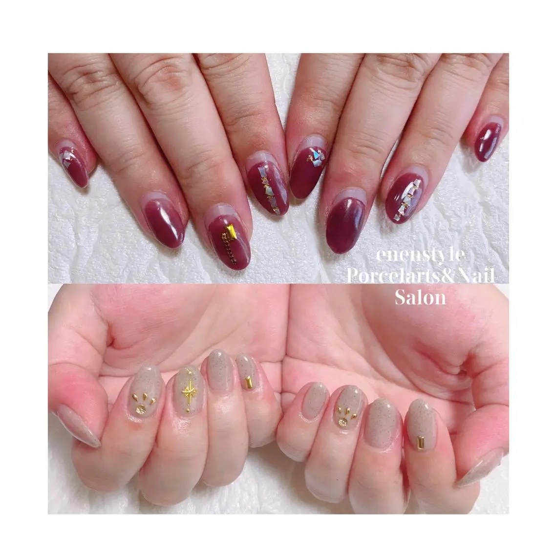 ミディアム ネイル ジェルネイル ニュアンスネイル オフィスネイル ワンカラーネイル パラジェル ハンドネイル 🐾enen style 🐾のネイルデザイン