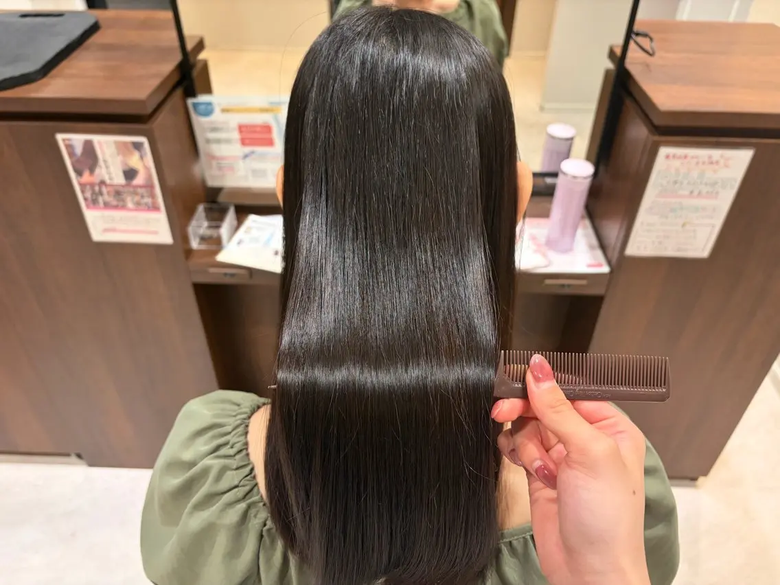 ロング 🖤韓国風カラー🩷 /ツヤ髪✨️はるかのヘアスタイル