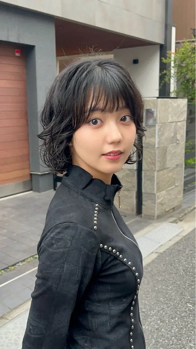 ミディアム パーマ ミディアムパーマ ボブ 髪質改善 トリートメント フレンチボブパーマ Yuukiのヘアスタイル