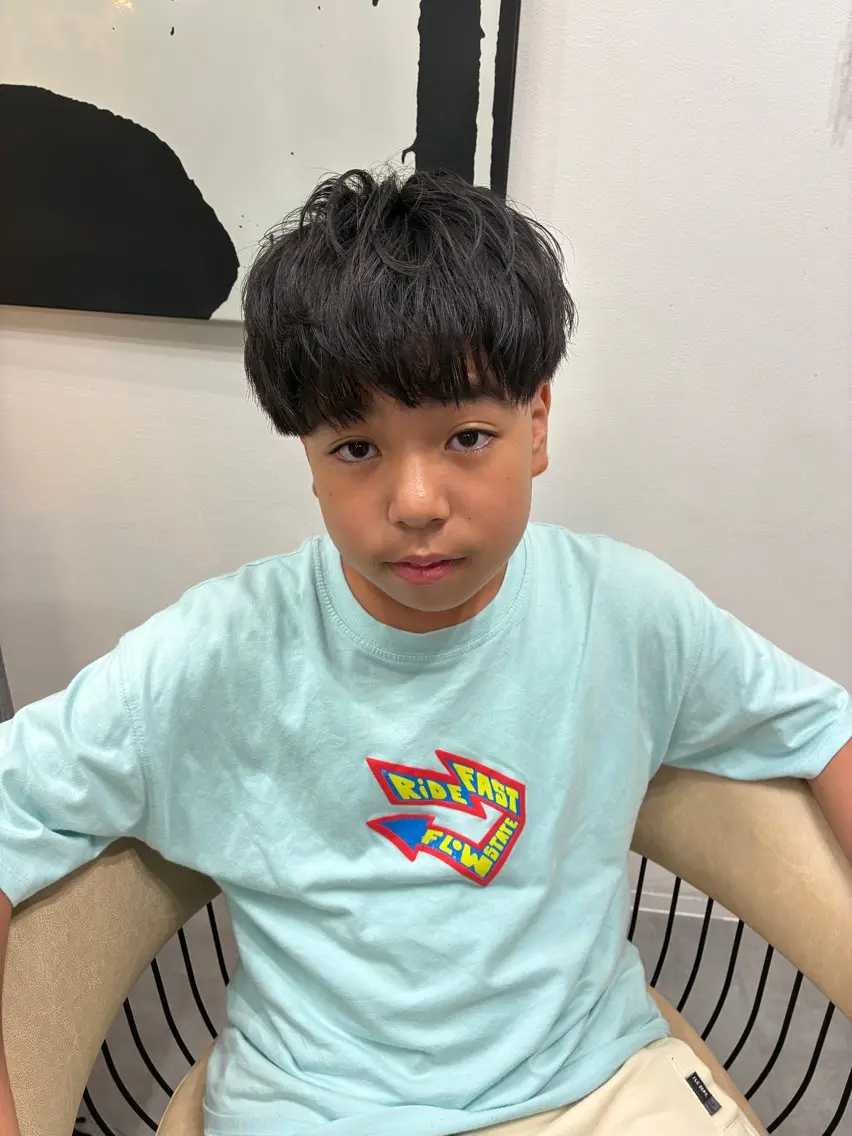 ショート キッズ 学生 カット FJ Kaminokeのヘアスタイル